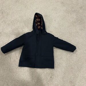Jacadi Navy Hooded Raincoat